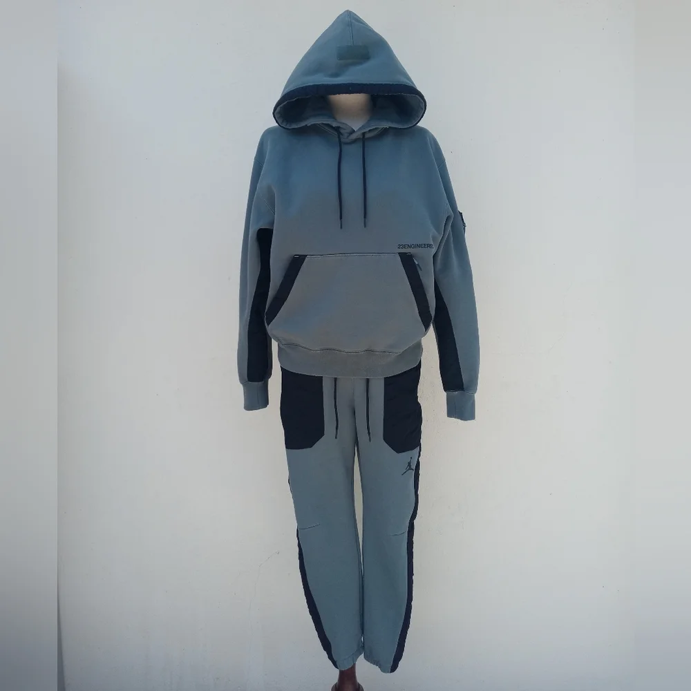 (Set) Jordan Mens 23 Engineered Fleece Pullover‎ Hoodie & Fleece Pants